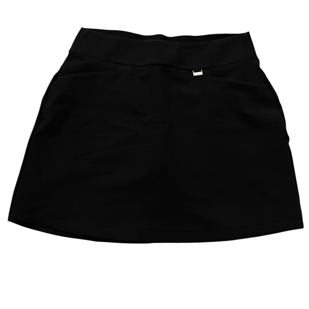 Greg Norman PlayDry Womens Black Golf Skort Athletic Skirt Small S/CH